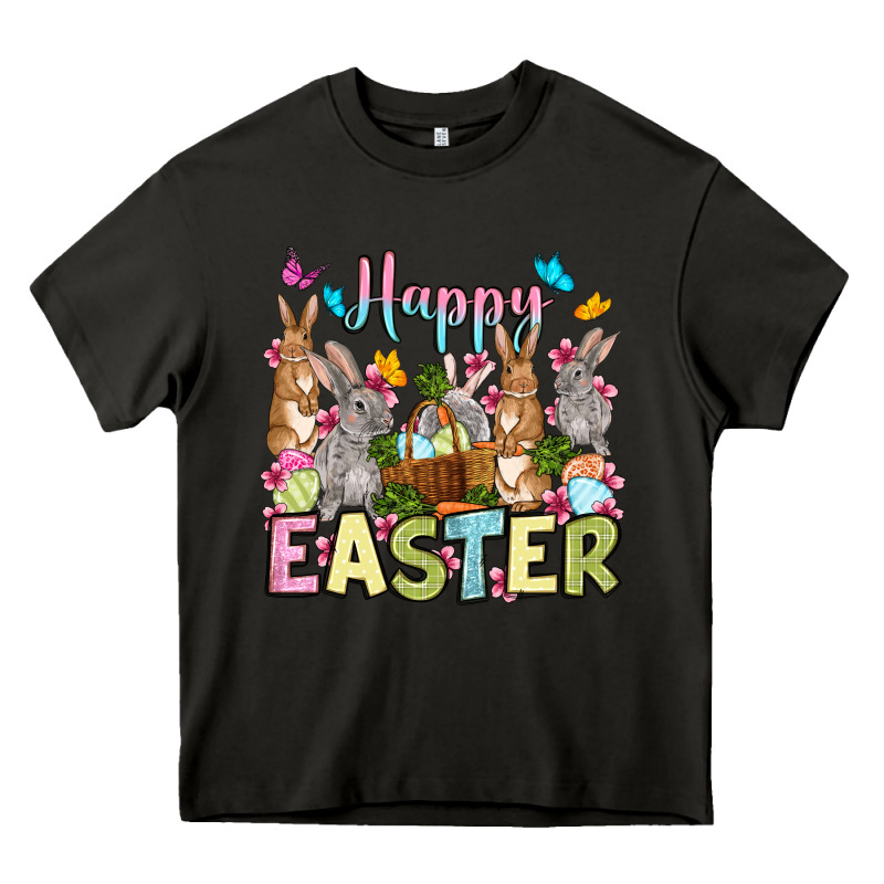 Happy Easter Bunnys Heavy Core Tee by OliviaCreatesArt | Teevron