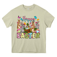 Mossy Happy Easter bunnys Heavy Core Tee - OliviaCreatesArt