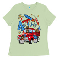 Matcha 4th of july truck  1 Ladies Tee - BundleAndBundleShop