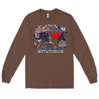 Chestnut amerikan gnomies Long Sleeve Tee - SublimationCraftShop