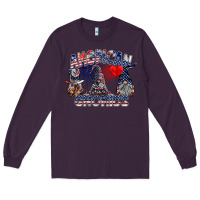 Plum amerikan gnomies Long Sleeve Tee - SublimationCraftShop