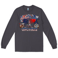 Smoke amerikan gnomies Long Sleeve Tee - SublimationCraftShop