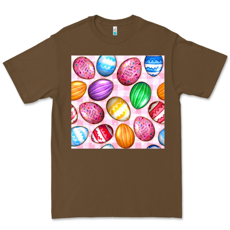 Easter Eggs Seamless Pattern Premium Tee by BundleAndBundleShop | Teevron