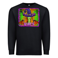 Black bad witch vibes Premium Sweatshirt - Jasminsmagicworld