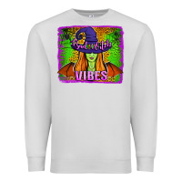 Dove Grey bad witch vibes Premium Sweatshirt - Jasminsmagicworld