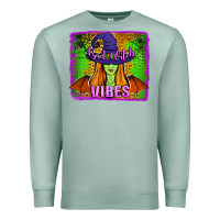 Seafoam bad witch vibes Premium Sweatshirt - Jasminsmagicworld