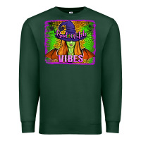 Sports Green bad witch vibes Premium Sweatshirt - Jasminsmagicworld