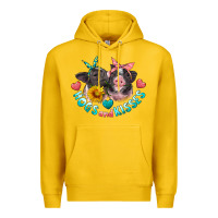 Lemon hogs and kisses pigs Premium Hoodie - Artiststas