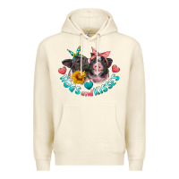 Sandshell hogs and kisses pigs Premium Hoodie - Artiststas