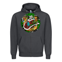 Smoke Cowboy Christmas Zipper Hoodie - RanaPortraitStore