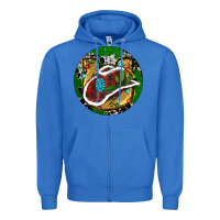 True Royal Cowboy Christmas Zipper Hoodie - RanaPortraitStore