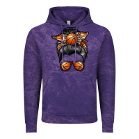 Cloud Purple basketball mom Vintage Hoodie - RacoonDesign