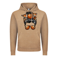 Vintage Coffee basketball mom Vintage Hoodie - RacoonDesign