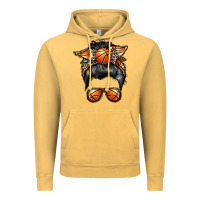 Vintage Mustard basketball mom Vintage Hoodie - RacoonDesign