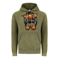 Vintage Olive basketball mom Vintage Hoodie - RacoonDesign