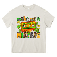 Cream Make me a mixtape St. Patrick's Day Heavy Core Tee - OliviaCreatesArt