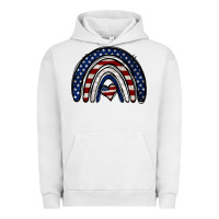 Pigment Lunar Rock USA American Flag Rainbow Urban Hoodie - Jasminsmagicworld