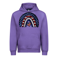 Tulip USA American Flag Rainbow Urban Hoodie - Jasminsmagicworld