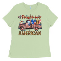 Matcha proud to be american truck Ladies Tee - BundleAndBundleShop
