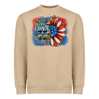 Mushroom Patriotic Sunflower Heavyweight Sweatshirt - Jasminsmagicworld