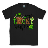 Black St. Patrick's Day One lucky Heifer Classic Tee - OliviaCreatesArt