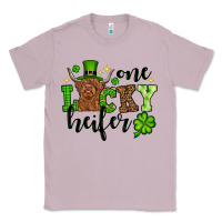 Lilac St. Patrick's Day One lucky Heifer Classic Tee - OliviaCreatesArt