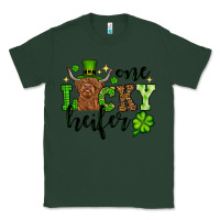 Sports Green St. Patrick's Day One lucky Heifer Classic Tee - OliviaCreatesArt