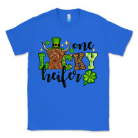 True Royal St. Patrick's Day One lucky Heifer Classic Tee - OliviaCreatesArt