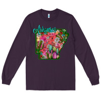 Plum arkansas Long Sleeve Tee - SublimationCraftShop