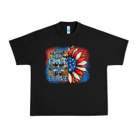 Black Patriotic Sunflower Urban Heavy Tee - Jasminsmagicworld