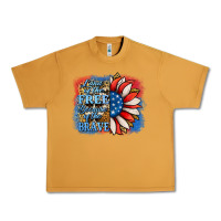 Peanut Butter Patriotic Sunflower Urban Heavy Tee - Jasminsmagicworld