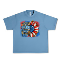 Pebble Blue Patriotic Sunflower Urban Heavy Tee - Jasminsmagicworld