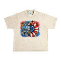 Sandshell Patriotic Sunflower Urban Heavy Tee - Jasminsmagicworld
