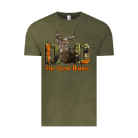 Vintage Olive Western Dad The Great Deer Hunter Vintage Tee - LillyAllenDesigns