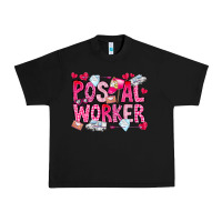 Black Postal Worker Urban Heavy Tee - CowhideDigitalArt