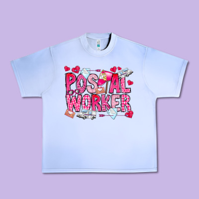 Postal Worker Urban Heavy Tee Designed By Cowhidedigitalart