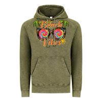Vintage Olive beach vibes Vintage Hoodie - RacoonDesign