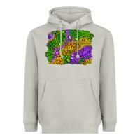 Moon Dust mardi gras leopard gemstone background Heavyweight Hoodie - RanaPortraitStore