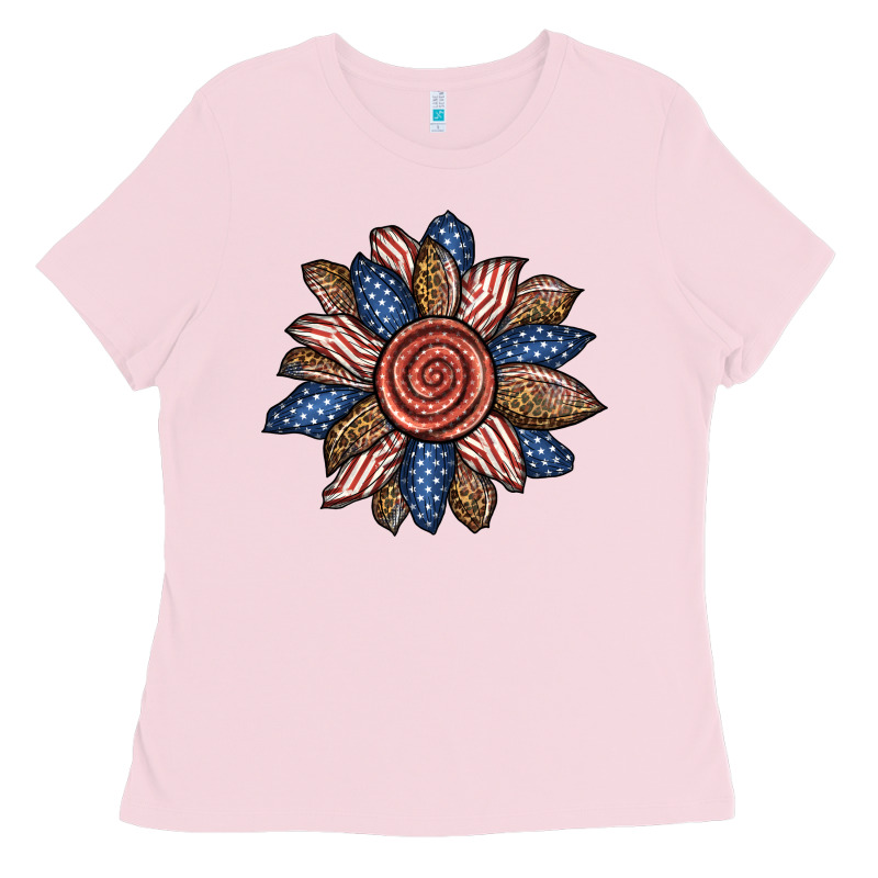 American Sunflower Ladies Tee by BundleAndBundleShop | Teevron