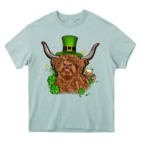 Arona St. Patrick's Day cow Heavy Core Tee - OliviaCreatesArt