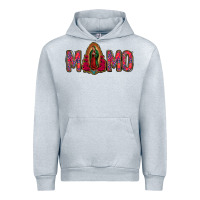 Heather Grey Lady Of Guadalupe Momo Urban Hoodie - Jasminsmagicworld