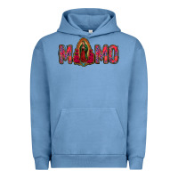 Pigment Pebble Blue Lady Of Guadalupe Momo Urban Hoodie - Jasminsmagicworld