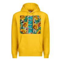Lemon mama wıth sunflowers and gemstone Premium Hoodie - Artiststas