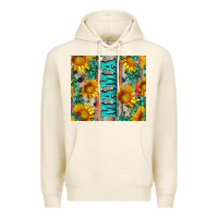 Tofu mama wıth sunflowers and gemstone Premium Hoodie - Artiststas