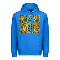 True Royal mama wıth sunflowers and gemstone Premium Hoodie - Artiststas