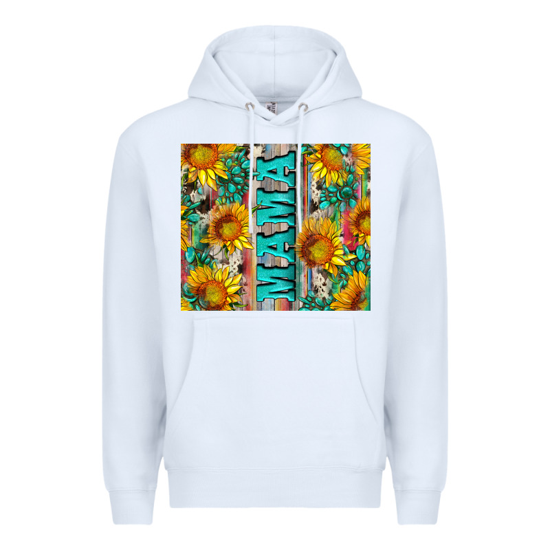 Mama Wıth Sunflowers And Gemstone Premium Hoodie by Artiststas | Teevron