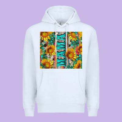 Mama Wıth Sunflowers And Gemstone Premium Hoodie Designed By Artiststas