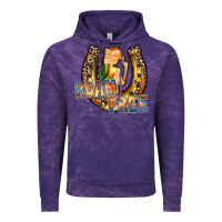 Cloud Purple cowgirl horseshoe Vintage Hoodie - RacoonDesign