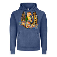 Vintage Denim cowgirl horseshoe Vintage Hoodie - RacoonDesign