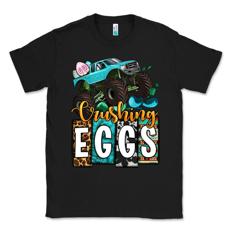 Easter Day Monster Truck Crushing Eggs Classic Tee by OliviaCreatesArt | Teevron